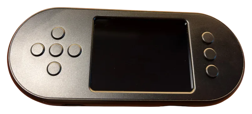 SeedSigner+ Premium in a black CNC milled aluminium case, seen from above